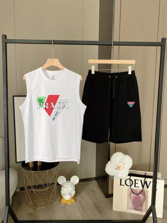 Picture of Prada Shirt Pant Suits _SKUPradaM-3XLkdtn4124372